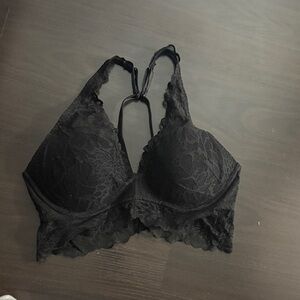 PINK Victoria's Secret Black Lace Bra